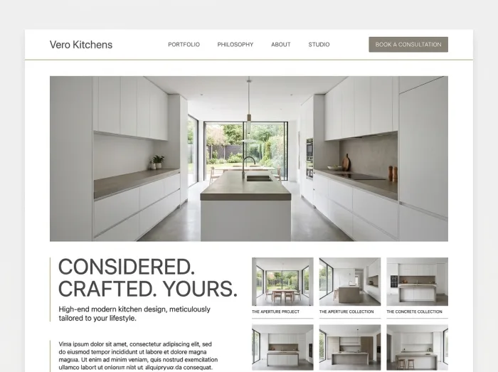 Vero Kitchens — Kitchen Remodelers website design