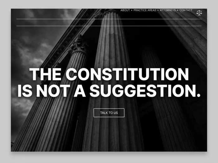 Monument — Law Firms website design