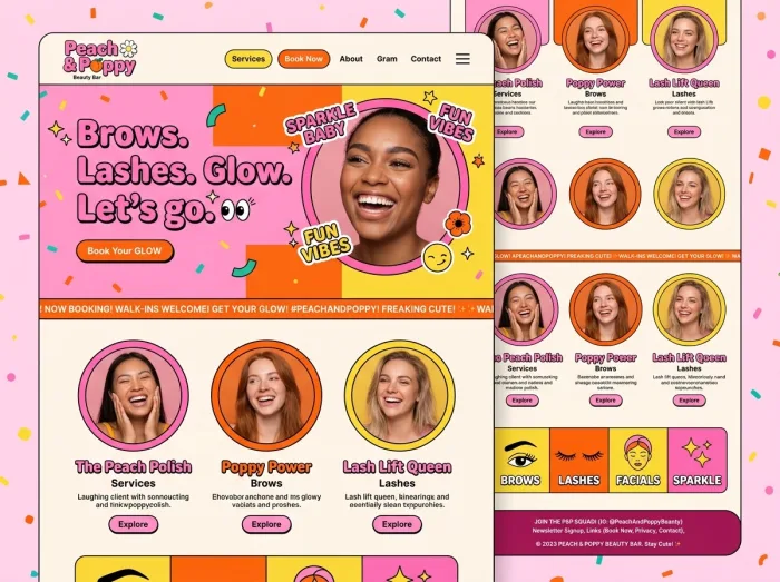 Beauty Pop — Med Spas & Beauty website design